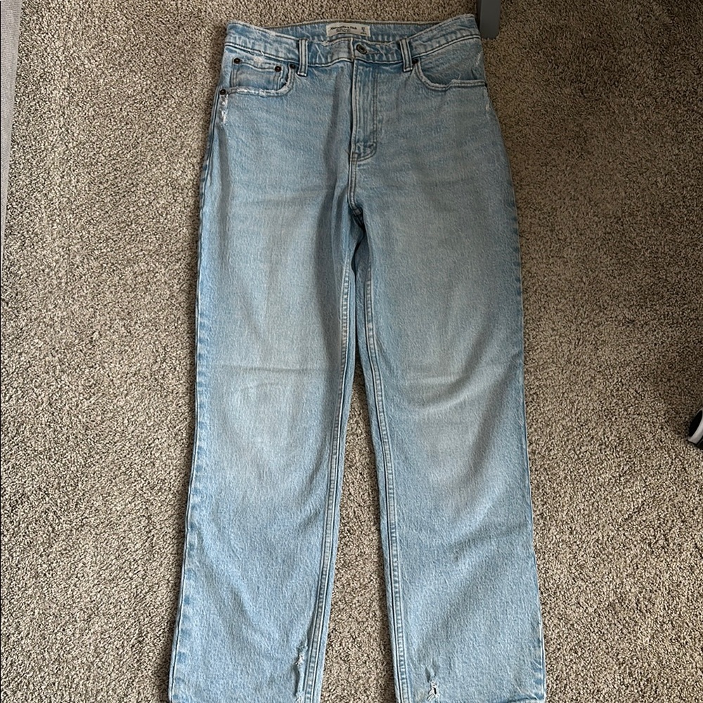 Abercrombie & Fitch 90s straight high rise jeans